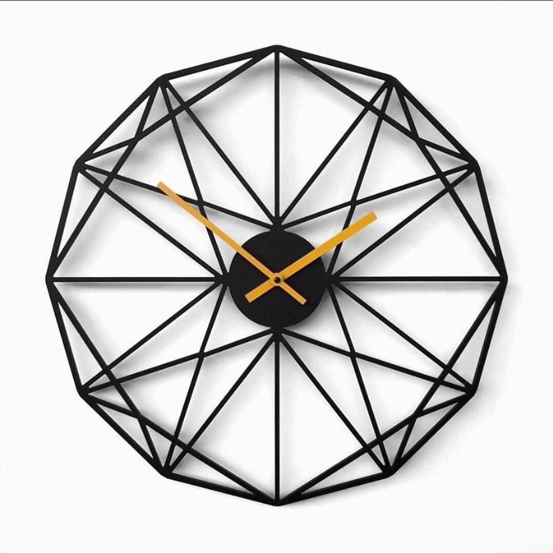 Diamond Geometric Wall Clock